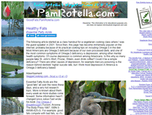 Tablet Screenshot of goodfats.pamrotella.com